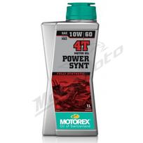 Alyva MOTOrex POWER SYNT 10W/60 Sintetinė - 4T - 1L