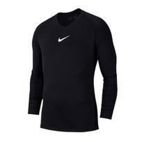 marskineliai nike juoda - Marškinėliai ilgomis rankovėmis, vyrams Nike Dry Park First Layer, juoda, M - 3 nuotrauka