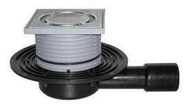 senukai duso kabinos - Hl Hutterer Lechner Trapas HL90PR sausu sifon Dn40/50 hor. h=69-127mm - 1 nuotrauka