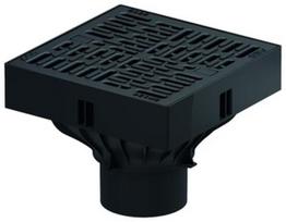 latakas aco - Trapas Aco DN 100 Self XtraPoint 25x25 cm B 125, 25 cm, plastikas - 1 nuotrauka