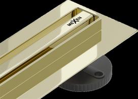 Dušo latakas Mexen Flat 360 Slim, Gold, 160 cm