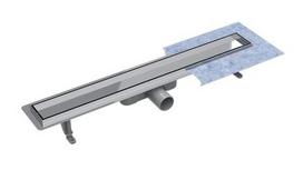 Plastikinis DUO latakas su nerūdijančio plieno grotelėmis ir kraštais Vogi Premium 600mm
