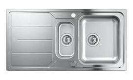 nerudijancio plieno su kriaukle - Nerūdijančio plieno plautuvė Grohe K500, 31572SD0 - 1 nuotrauka