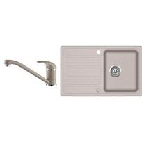 Plautuvė AQUASANITA SQ101-110AW + maišytuvas 2561-110