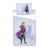 Jerry Fabrics Frozen II Adventure, baltas/violetinis, 140x200 cm