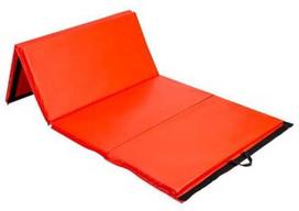 tatamio kilimeliai - Gimnastikos čiužinys HMS Premium MGS01, oranžinė, 238 cm x 119 cm x 5 cm - 1 nuotrauka