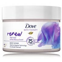 Dove Bath Therapy Renew Wild Violet & Pink Hibiscus Body Scrub 295 ml