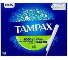 tampax - Tampax Non-Plastic Super 18vnt - 2 nuotrauka