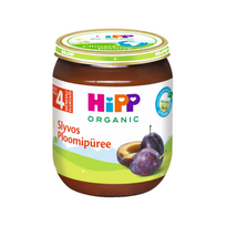 ekologiskos tyrele - HiPP ekologiška slyvų tyrelė, nuo 4 mėn., LT-EKO-001, 125 g - 1 nuotrauka