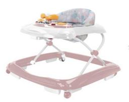 vaikstyne su ratukais - Vaikštynė Baby Mix 53274, rožinė - 1 nuotrauka