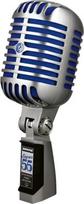 shure mikrofonas - Shure Super 55 Deluxe, sidabro - 1 nuotrauka