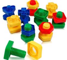 montessori zaislai - Construction Blocks IKONKX7423, plastikas - 1 nuotrauka