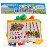 montessori zaislai - Construction Blocks IKONKX7423, plastikas - 2 nuotrauka
