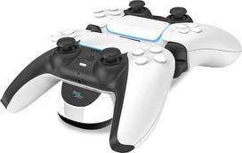 ps5 priedai - SteelPlay dvigubos apkrovos stotis PS5 bloke - 1 nuotrauka