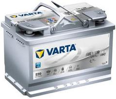 70ah 760a agm - Varta Silver Dynamic E39 - 1 nuotrauka