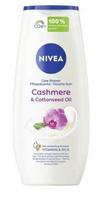 Dušo želė Nivea Cashmere & Cotton Seed Oil Caring Shower Cream, 250 ml
