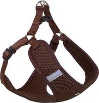 Reguliuojamos petnešos šunims Nobby Mesh Reflect, ruda, 410 - 460 mm x 10 mm, S