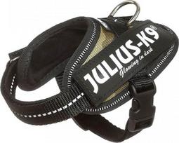 Petnešos šunims Trixie Julius-K9 IDC, juoda/žalia, 330 - 450 mm x 18 mm, XS-S