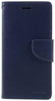 Mercury Bravo Diary Wallet Case For Apple iPhone X Navy