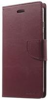 Mercury Bravo Diary Wallet Case For Apple iPhone X Wine