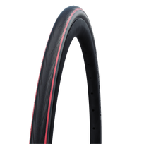 Dviračio padanga SCHWALBE Lugano II 622 x 25 Red Stripes
