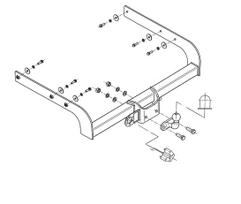 Pirkti Priekabos kablys (farkopas) STEINHOF STV124 VW Transporter - Photo 1