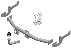 Priekabos kablys (farkopas) BRINK 568400 Renault Clio