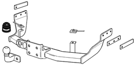 Priekabos kablys (farkopas) BRINK 349500 Ford Transit