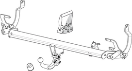Priekabos kablys (farkopas) BRINK 446300 Citroen C5