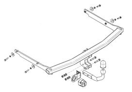Priekabos kablys (farkopas) STEINHOF STM0181 Mazda 3