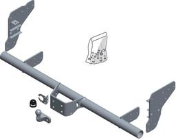 Priekabos kablys (farkopas) BRINK 674500 MITSUBISHI L200