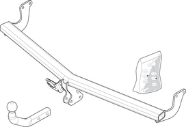 Priekabos kablys (farkopas) BRINK 526600 Citroen C3, DS3