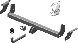 Priekabos kablys (farkopas) BRINK 552400 Nissan Navara