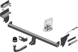 Priekabos kablys (farkopas) BRINK 497600 Nissan Qashqai
