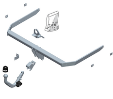 Priekabos kablys (farkopas) BRINK 538700 Ford C-Max, Focus, Grand C-Max