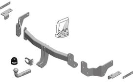 Priekabos kablys (farkopas) BRINK 564200 HYUNDAI Santa Fe, KIA Sorento