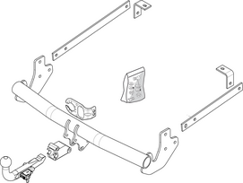 Priekabos kablys (farkopas) BRINK 481000 Toyota ProAce, Citroen Jumpy