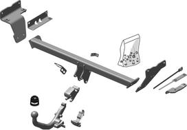 Priekabos kablys (farkopas) BRINK 551900 NISSAN Qashqai, Qashqai +2