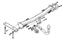 Priekabos kablys (farkopas) STEINHOF STL102 Land Rover Freelander