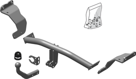 Priekabos kablys (farkopas) BRINK 561000 Hyundai i30 CW