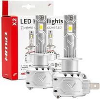 led lemputes h1 - LED automobilių lemputės x2 serijos h1 6500k canbus amio-02970 - 1 nuotrauka