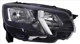 Headlamp R (H1/H7/W21, electric, with motor) fits: PEUGEOT PARTNER III, RIFTER 03.18-
