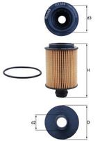 Alyvos filtras KNECHT OX559D