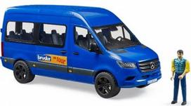 Bruder Mercedes Benz Sprinter Minibus BR-02681, mėlyna/juoda