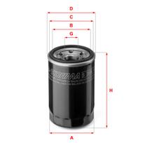 Alyvos filtras SOFIMA S3596R