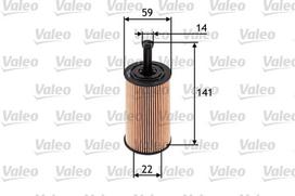 Alyvos filtras VALEO 586509