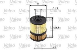 Alyvos filtras VALEO 586549