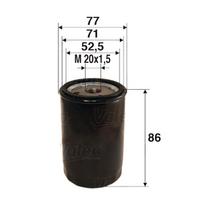 Alyvos filtras VALEO 586002