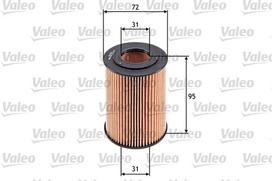 Alyvos filtras VALEO 586548