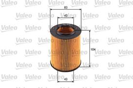 Alyvos filtras VALEO 586527
